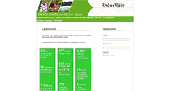 Desktop Screenshot of biodiversite.rhonealpes.fr
